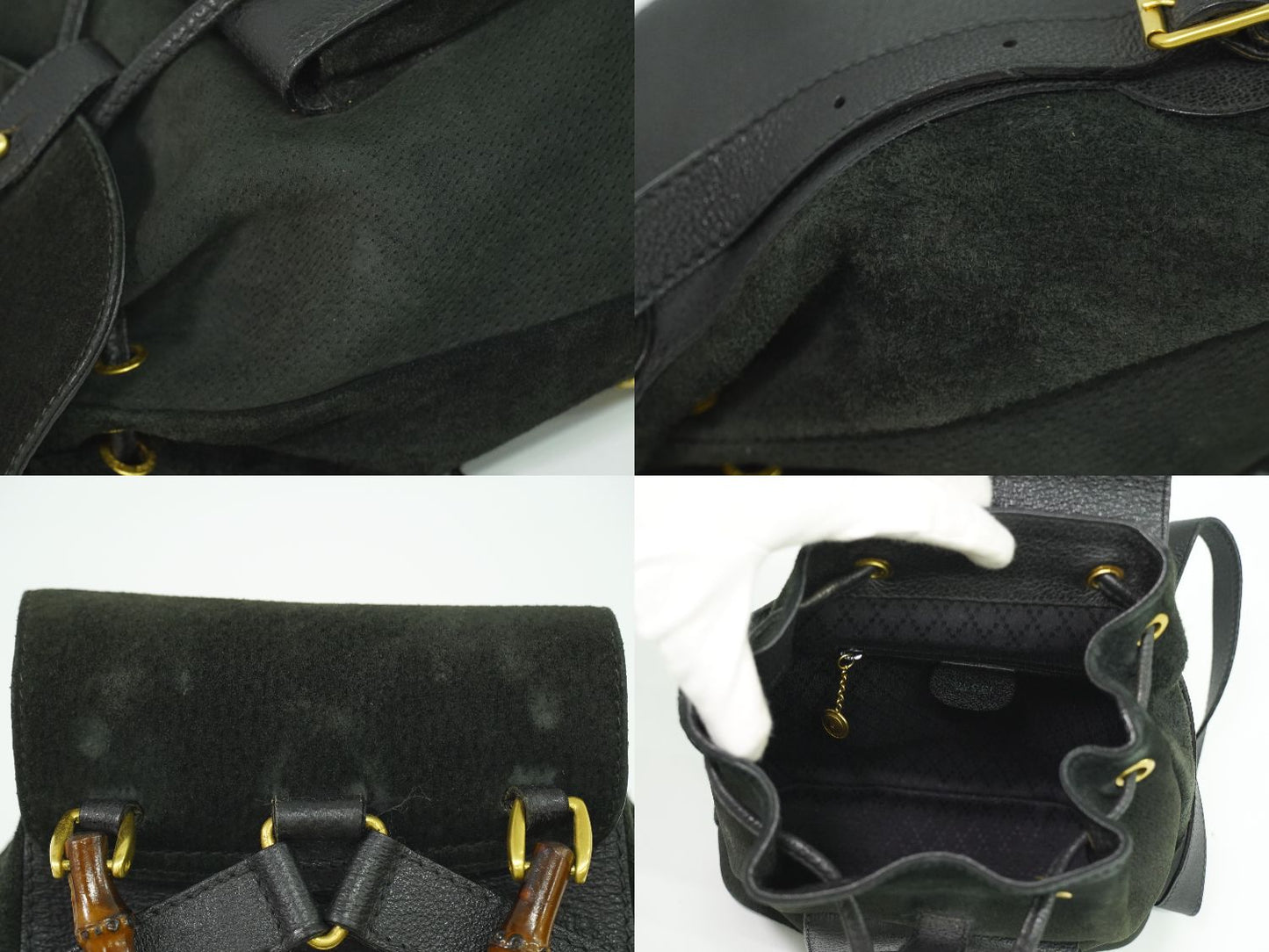 GUCCI バンブー リュックサック ブラック