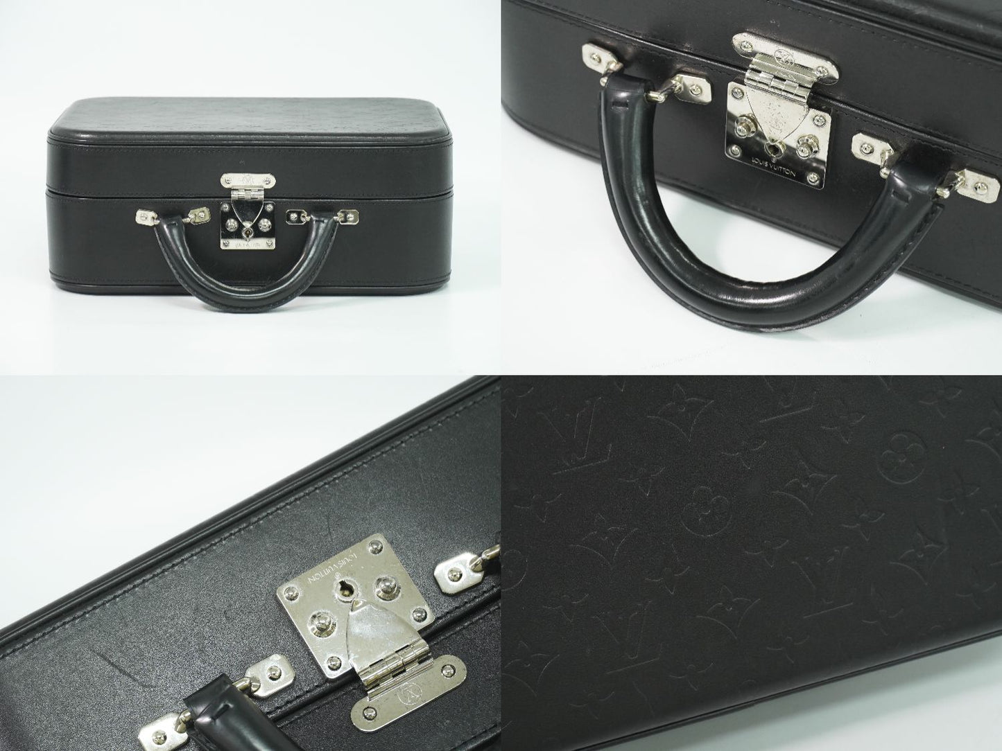 LOUIS VUITTON ヴァリゼット MM モノグラム グラセ トランク ノワール M92234