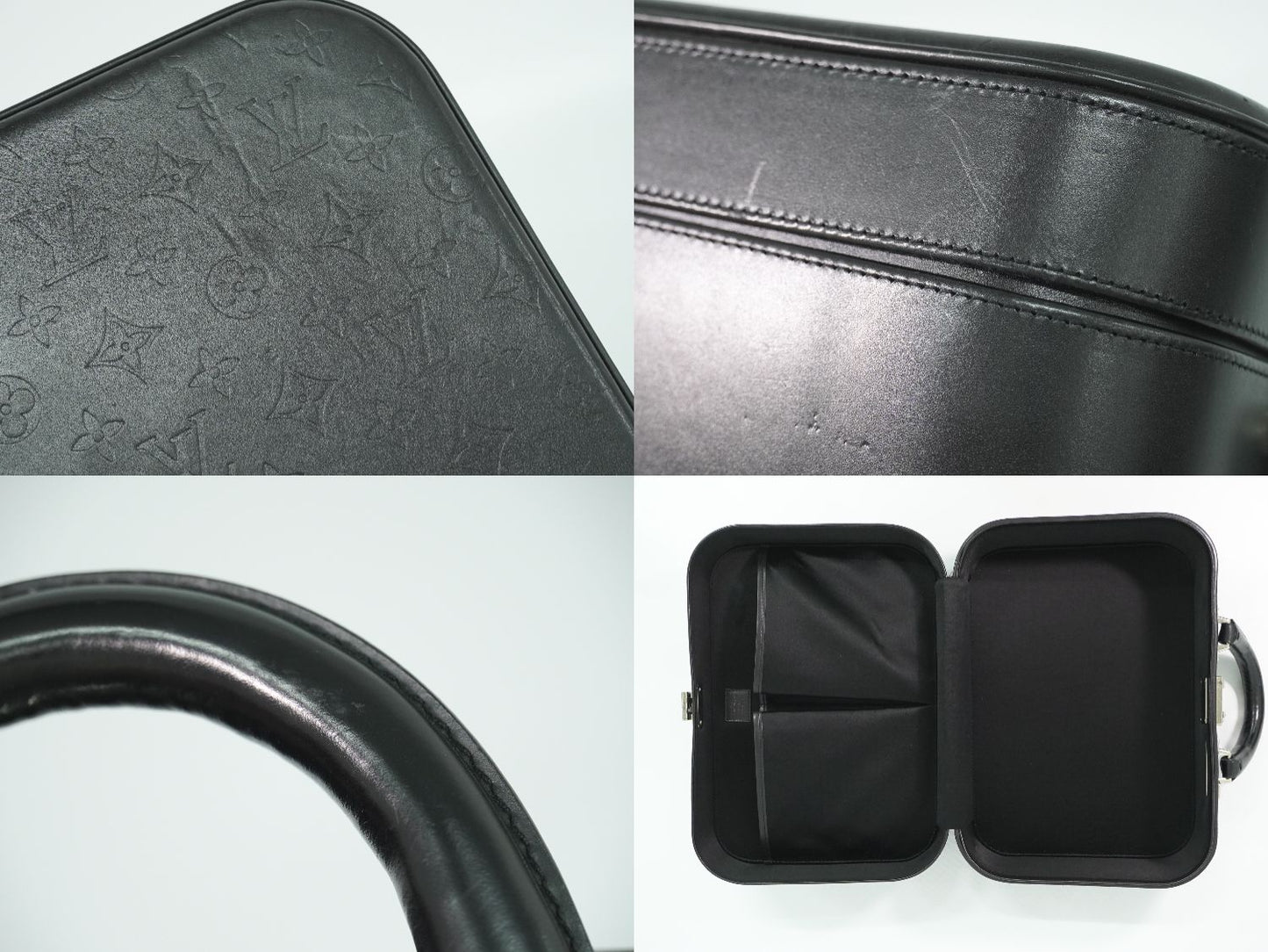 LOUIS VUITTON ヴァリゼット MM モノグラム グラセ トランク ノワール M92234