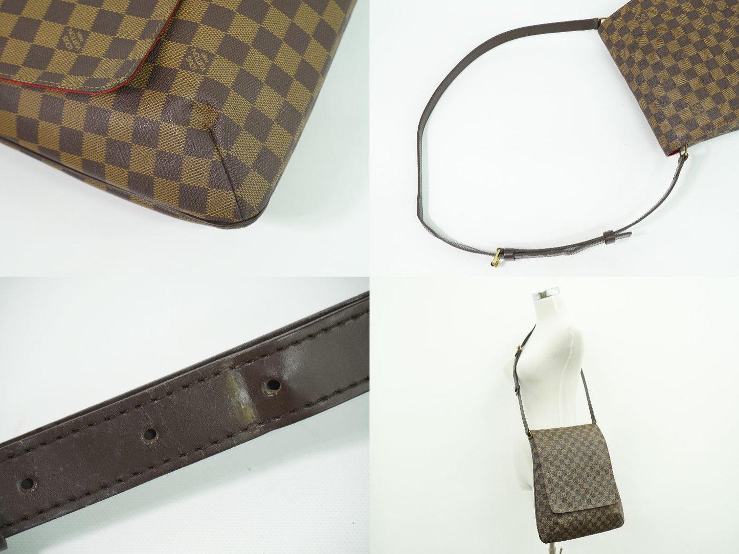 LOUIS VUITTON ミュゼット ダミエ エベヌ ショルダーバッグ N51302