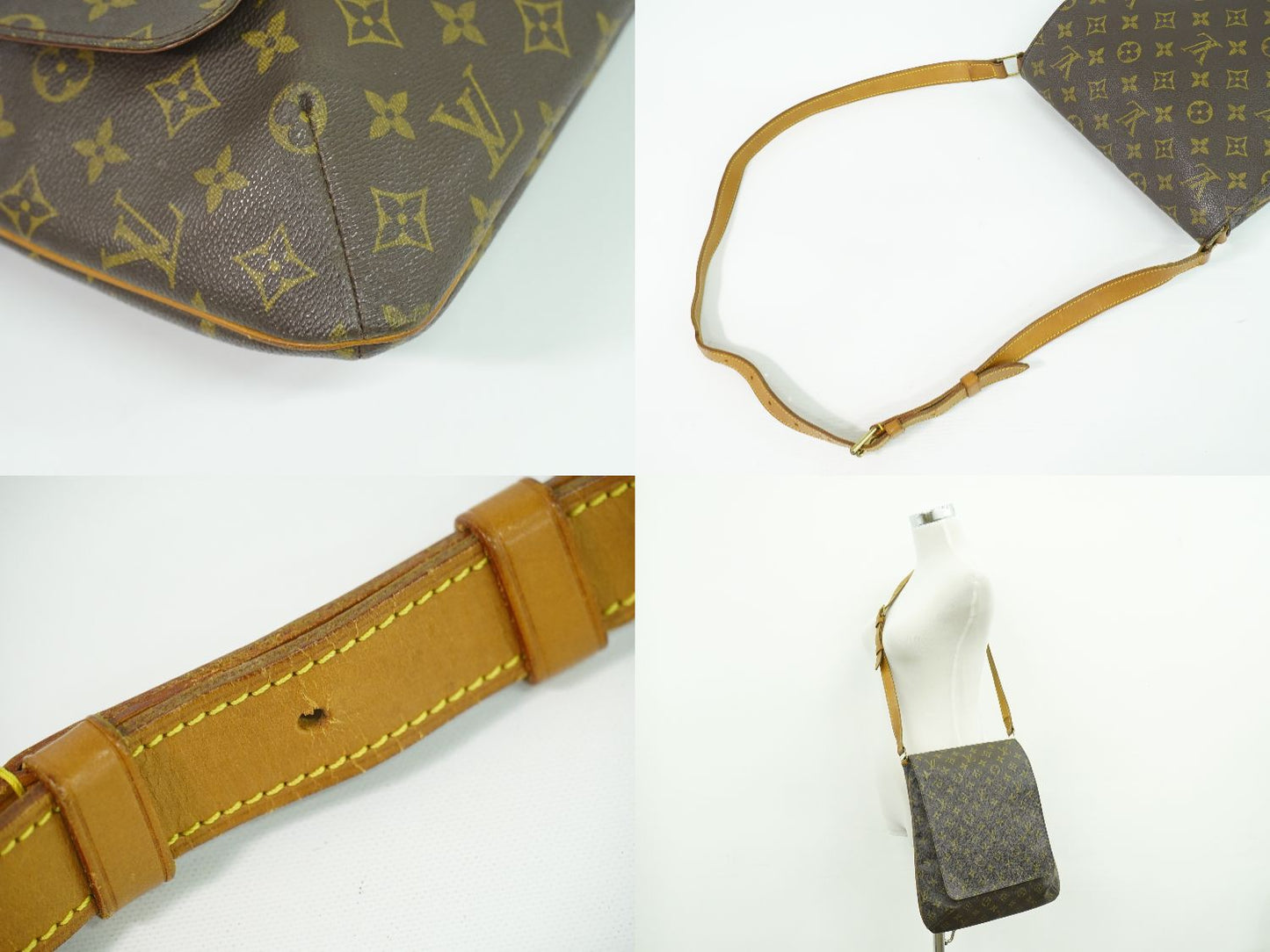 LOUIS VUITTON ミュゼット モノグラム ショルダーバッグ M51256