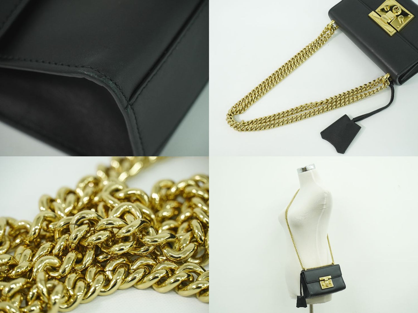 GUCCI パドロック ショルダーバッグ ブラック 409487