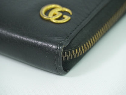 GUCCI GGマーモント 長財布 ブラック 428736