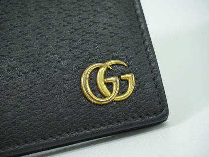 GUCCI GGマーモント 折財布 ブラック 428725
