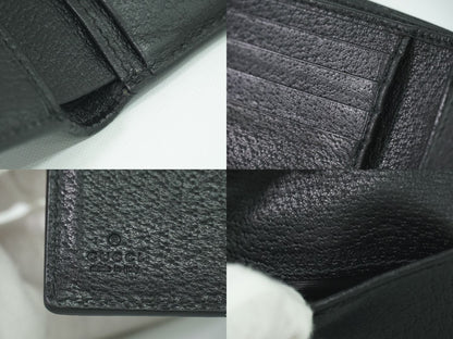 GUCCI GGマーモント 折財布 ブラック 428725