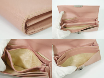 PRADA サフィアーノ 長財布 ピンク