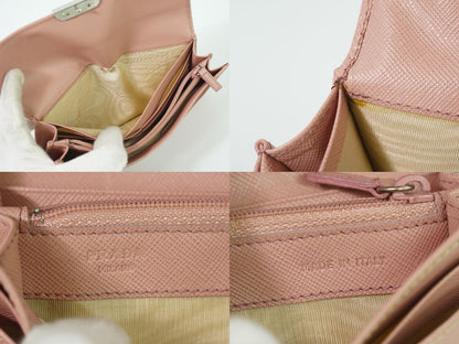 PRADA サフィアーノ 長財布 ピンク