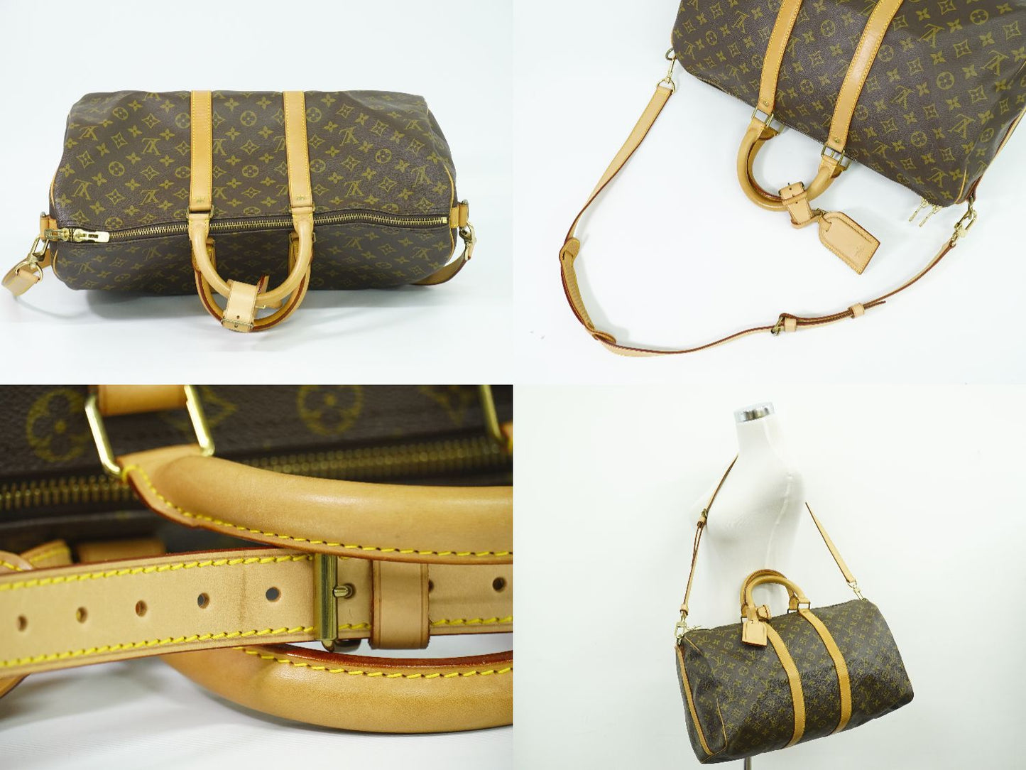 LOUIS VUITTON キーポルバンドリエール 45 モノグラム 2WAY ボストンバッグ M41418