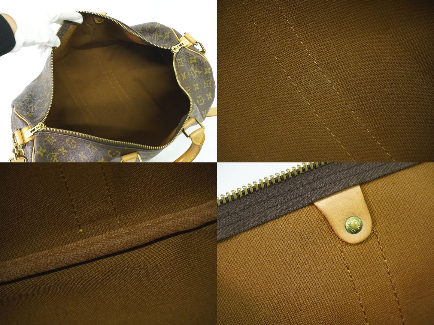 LOUIS VUITTON キーポルバンドリエール 45 モノグラム 2WAY ボストンバッグ M41418