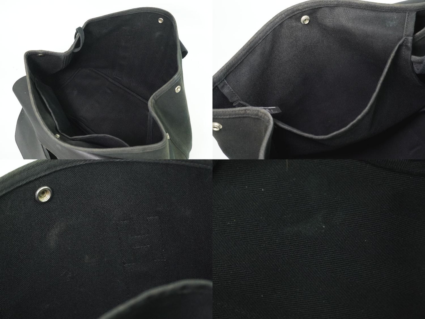 HERMES ヴァルパライソ MM トートバッグ ブラック