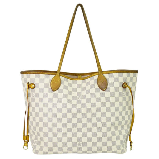 LOUIS VUITTON 新型 ネヴァーフル MM ダミエ アズール トートバッグ N41605