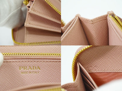 PRADA リボン 長財布 ピンク