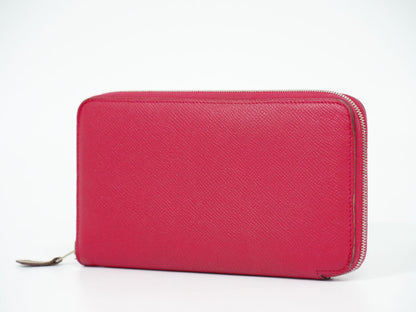 HERMES アザップ シルクイン 長財布 A刻 ピンク