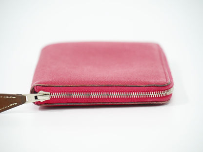 HERMES アザップ シルクイン 長財布 A刻 ピンク