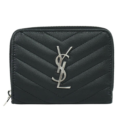 SAINT LAURENT YSL ロゴ 折財布 ブラック