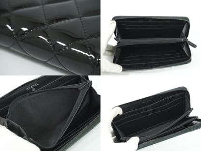 CHANEL ココマーク マトラッセ 長財布 ブラック