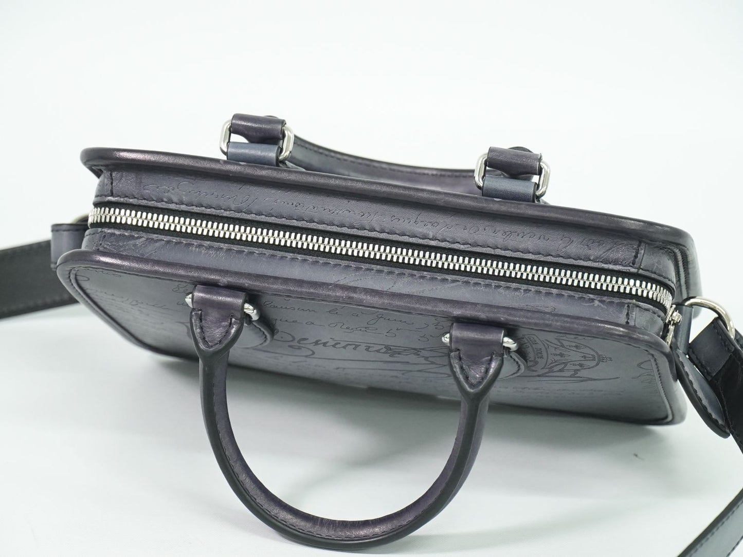 BERLUTI アンジュール ガリバー 2WAY ショルダーバッグ グレー