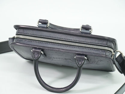 BERLUTI アンジュール ガリバー 2WAY ショルダーバッグ グレー