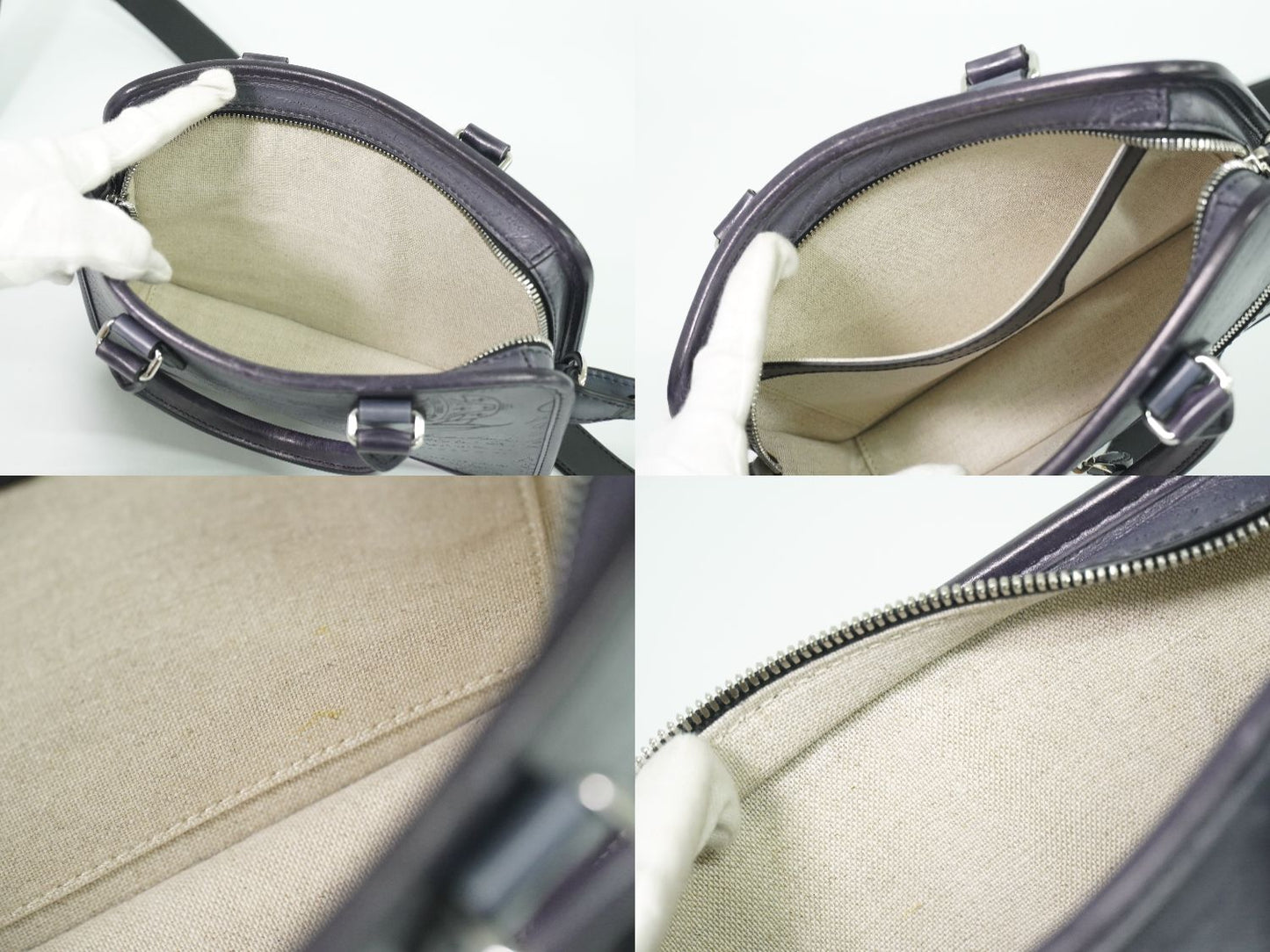 BERLUTI アンジュール ガリバー 2WAY ショルダーバッグ グレー