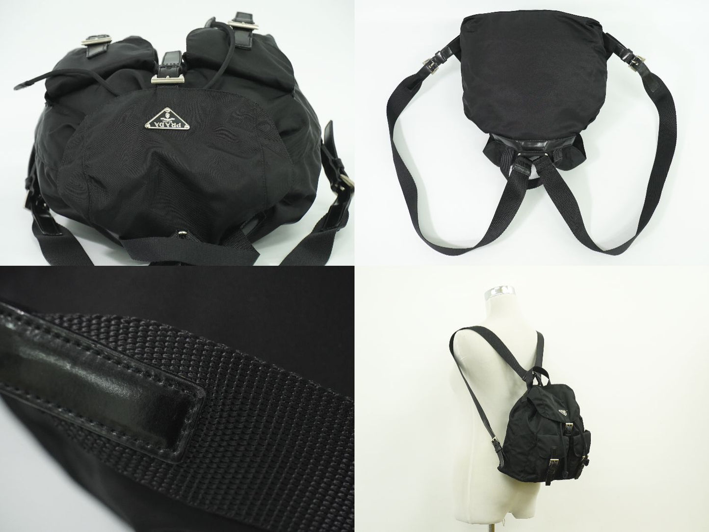 PRADA リュックサック ブラック