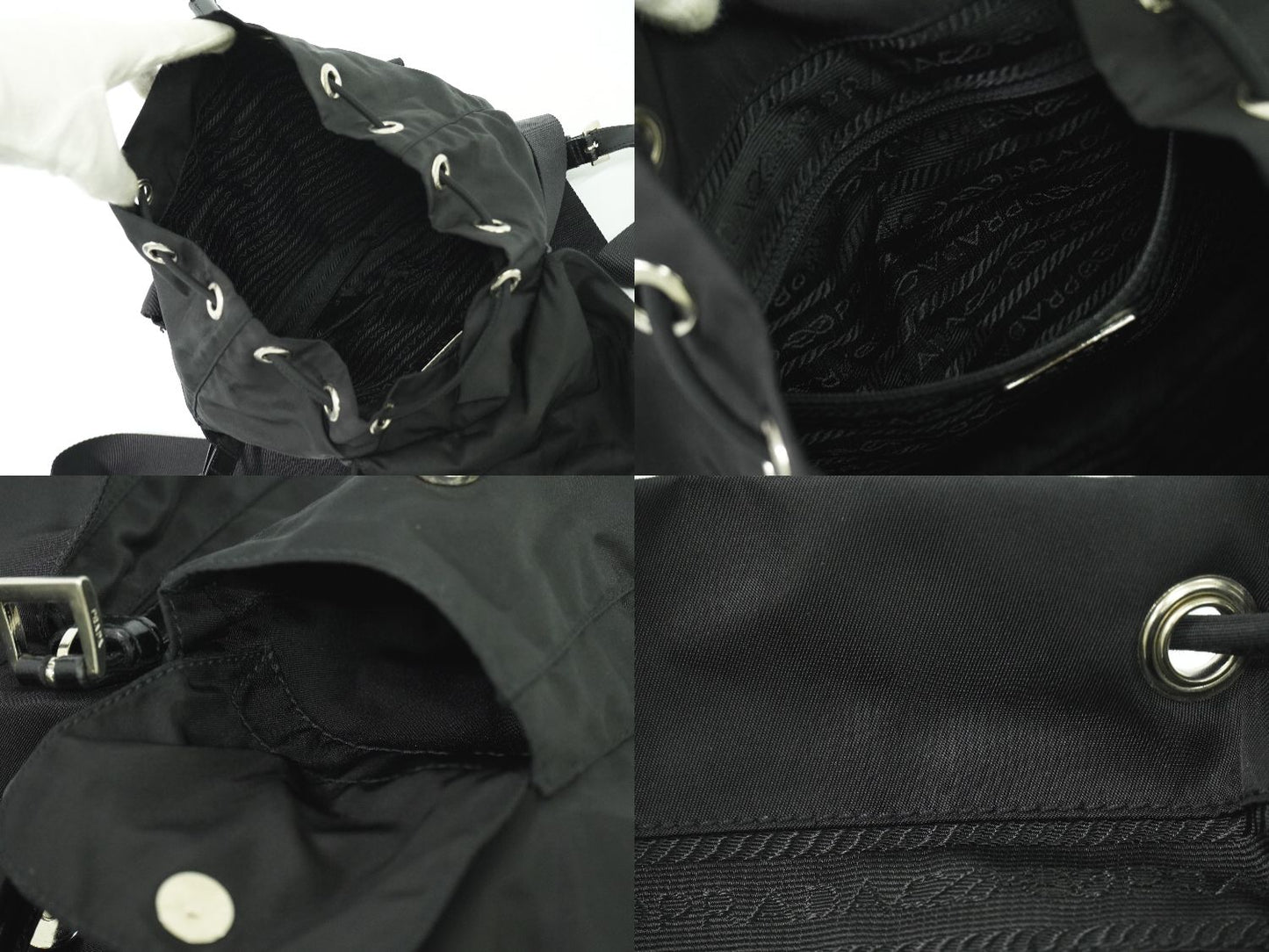 PRADA リュックサック ブラック