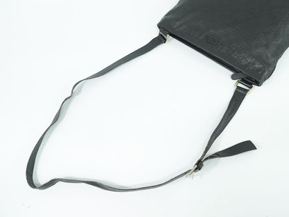 GUCCI グッチシマ レザー ショルダーバッグ ブラック 201446