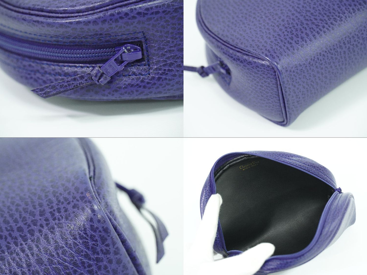 Christian Dior CDロゴ ポーチ ブルー