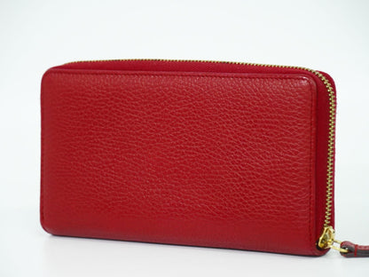 GUCCI GGマーモント 長財布 レッド 456117
