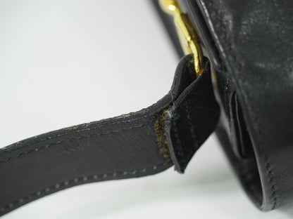 CELINE 馬車金具 ショルダーバッグ ブラック