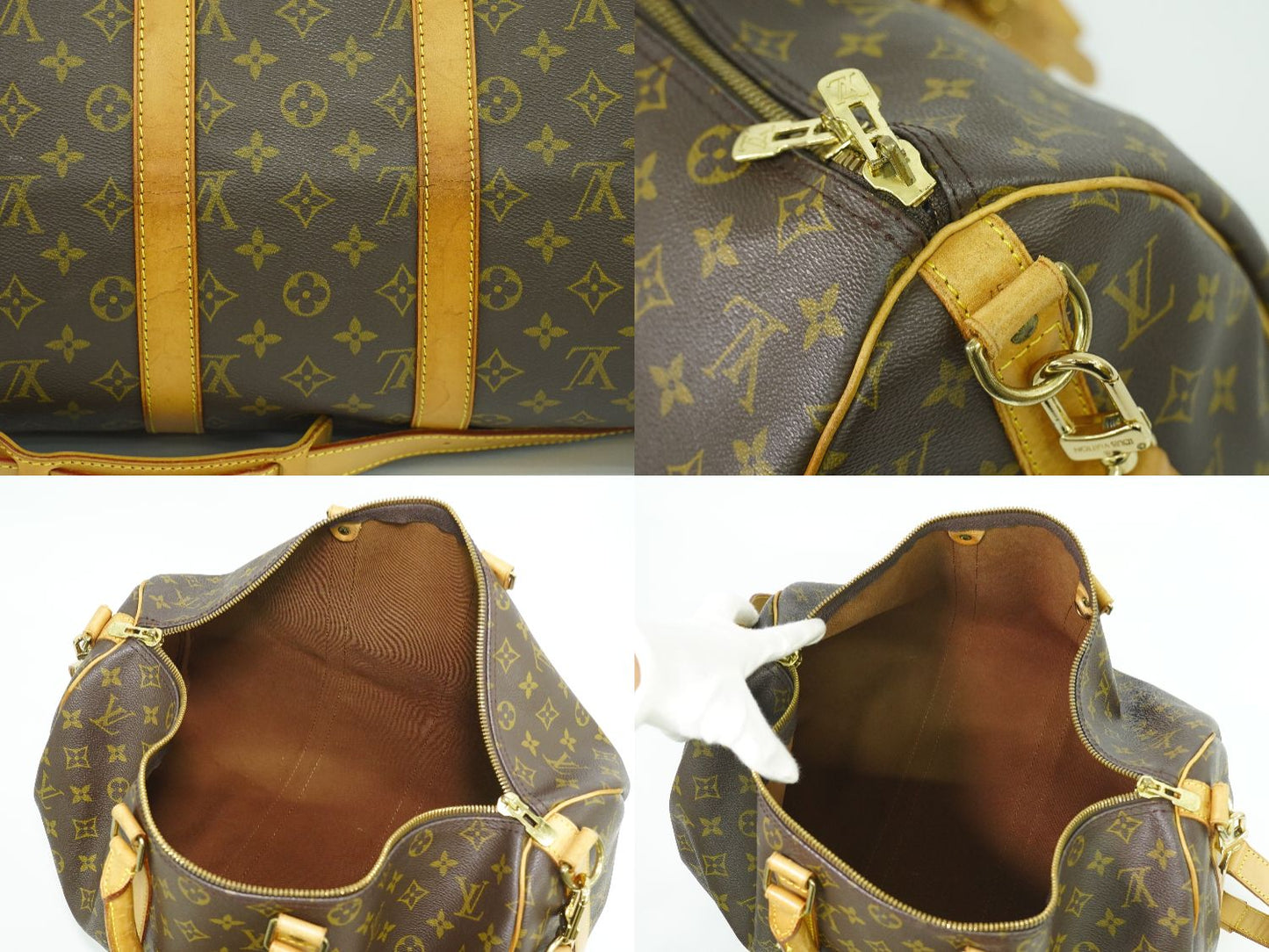 LOUIS VUITTON キーポルバンドリエール 45 モノグラム 2WAY ボストンバッグ M41418