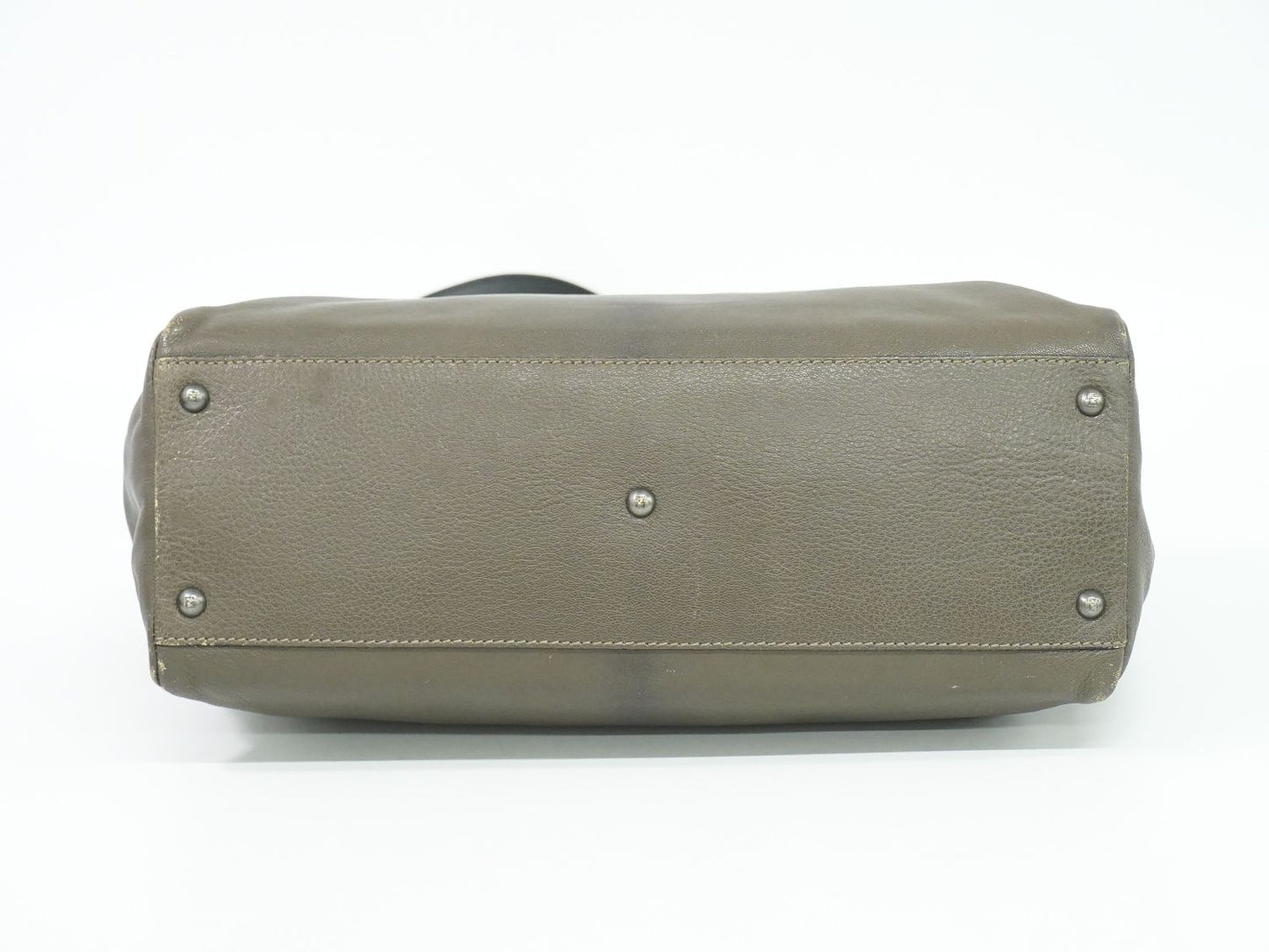 FENDI ピーカブー 2WAY ショルダーバッグ グレー系 8BN210