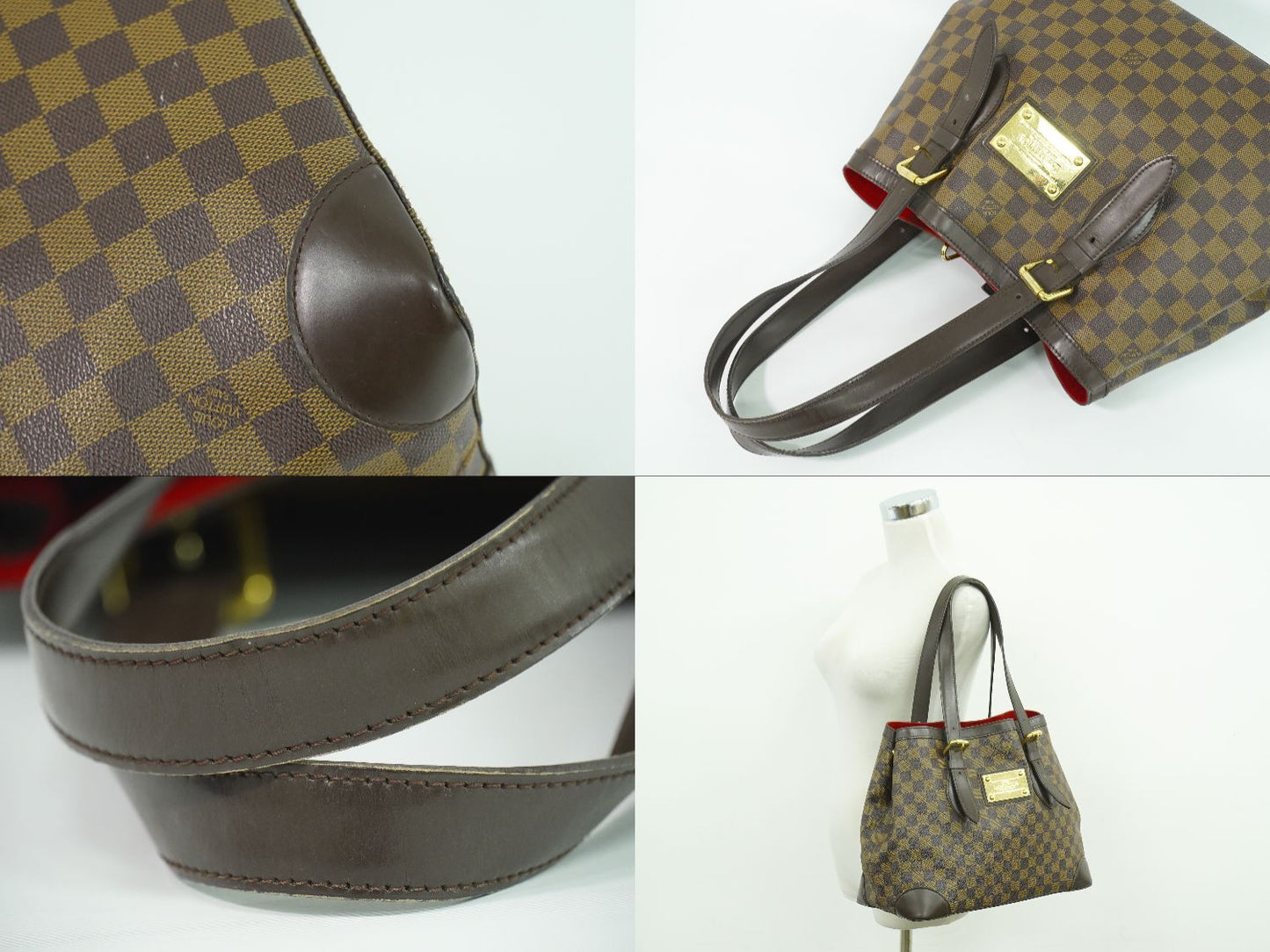 LOUIS VUITTON ハムステッド MM ダミエ エベヌ トートバッグ N51204
