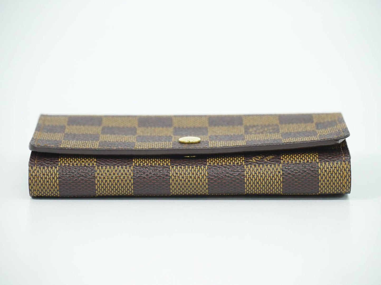 LOUIS VUITTON ポルト モネ ビエ トレゾール ダミエ エベヌ 折財布 N61730