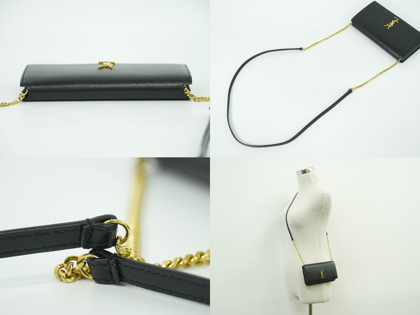 SAINT LAURENT カサンドラ ショルダーバッグ ブラック 635095