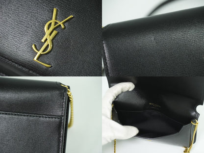 SAINT LAURENT カサンドラ ショルダーバッグ ブラック 635095
