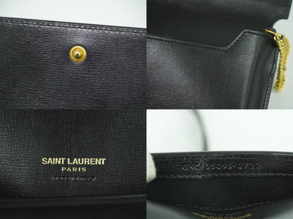 SAINT LAURENT カサンドラ ショルダーバッグ ブラック 635095
