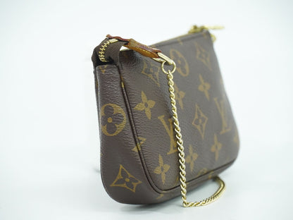 LOUIS VUITTON ミニポシェットアクセソワール モノグラム アクセサリーポーチ M58009