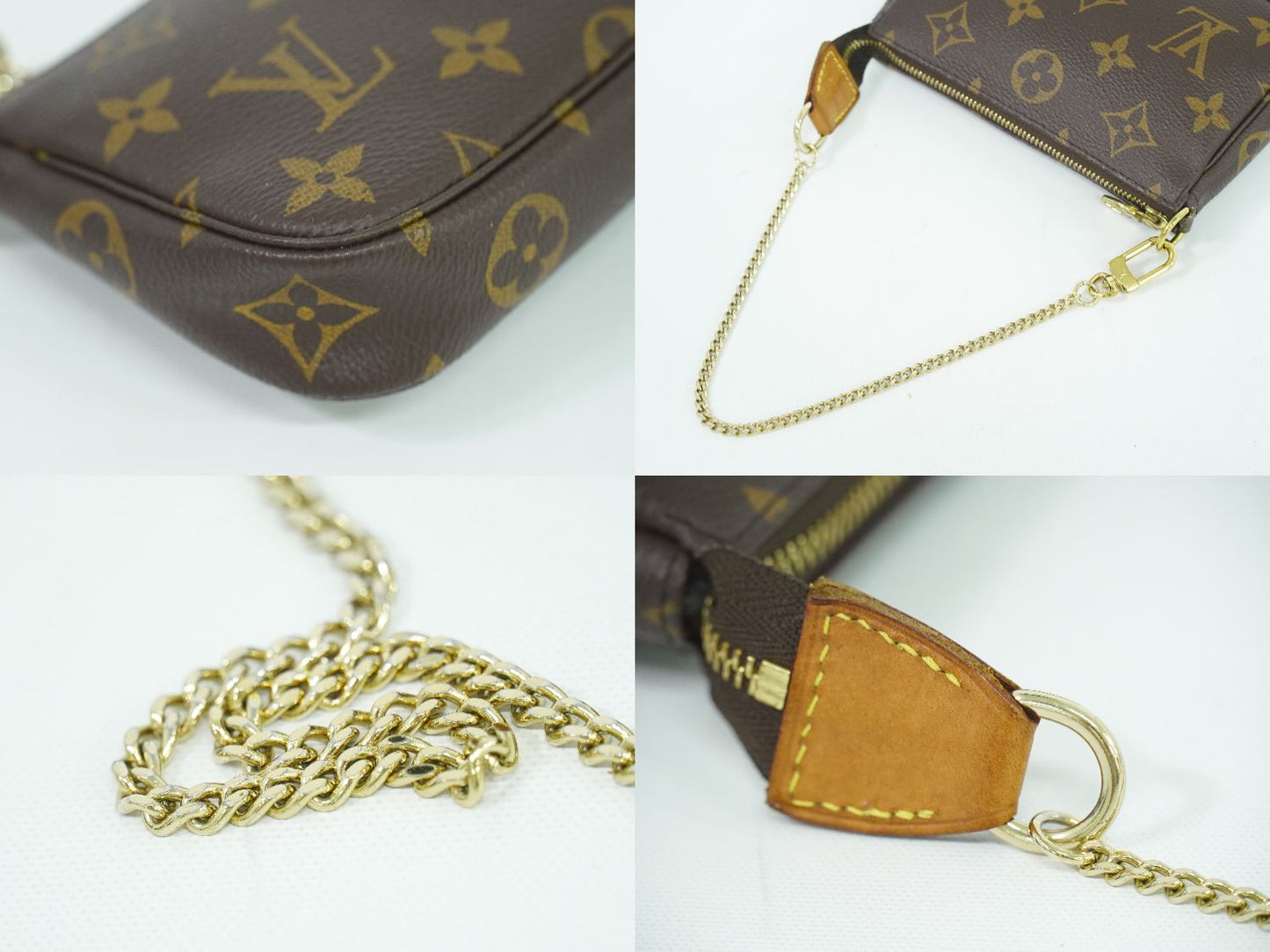 LOUIS VUITTON ミニポシェットアクセソワール モノグラム アクセサリーポーチ M58009