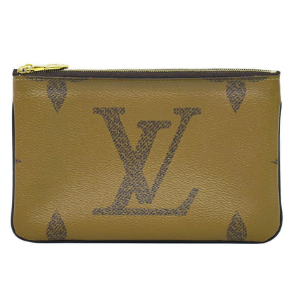 LOUIS VUITTON ポシェット ドゥーブルジップ モノグラム ジャイアント リバース ポーチ M69203