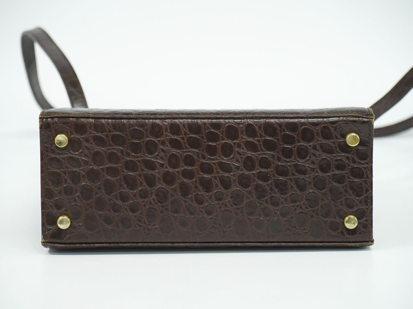 Salvatore Ferragamo ヴァラ リボン 2WAY ショルダーバッグ ブラウン