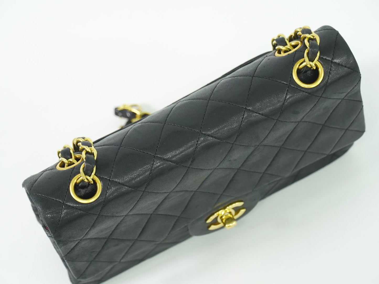 CHANEL ココマーク マトラッセ ショルダーバッグ ブラック