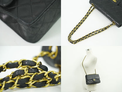 CHANEL ココマーク マトラッセ ショルダーバッグ ブラック