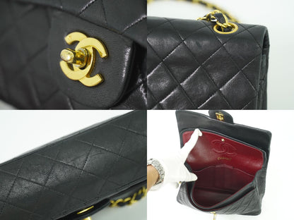 CHANEL ココマーク マトラッセ ショルダーバッグ ブラック