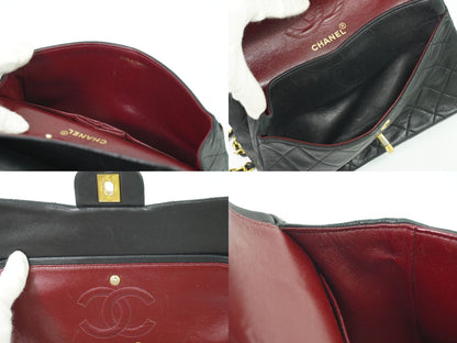 CHANEL ココマーク マトラッセ ショルダーバッグ ブラック