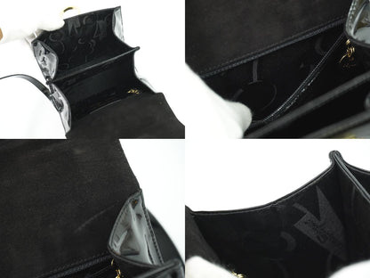 Salvatore Ferragamo ガンチーニ 2WAY ショルダーバッグ ブラック