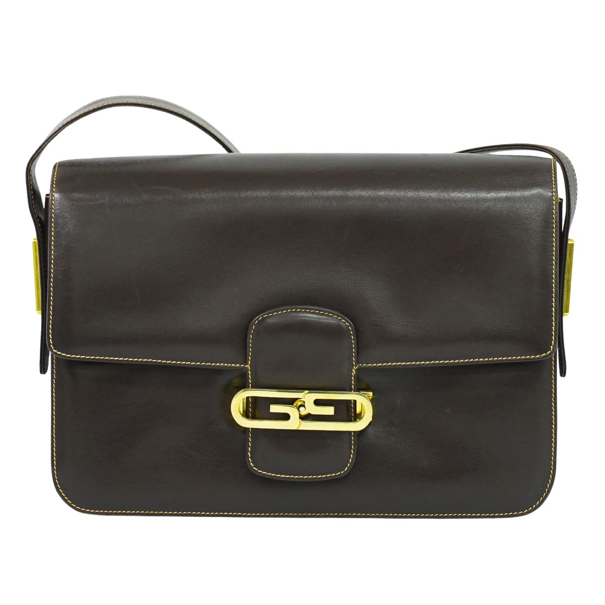GUCCI オールドグッチ ショルダーバッグ ブラウン