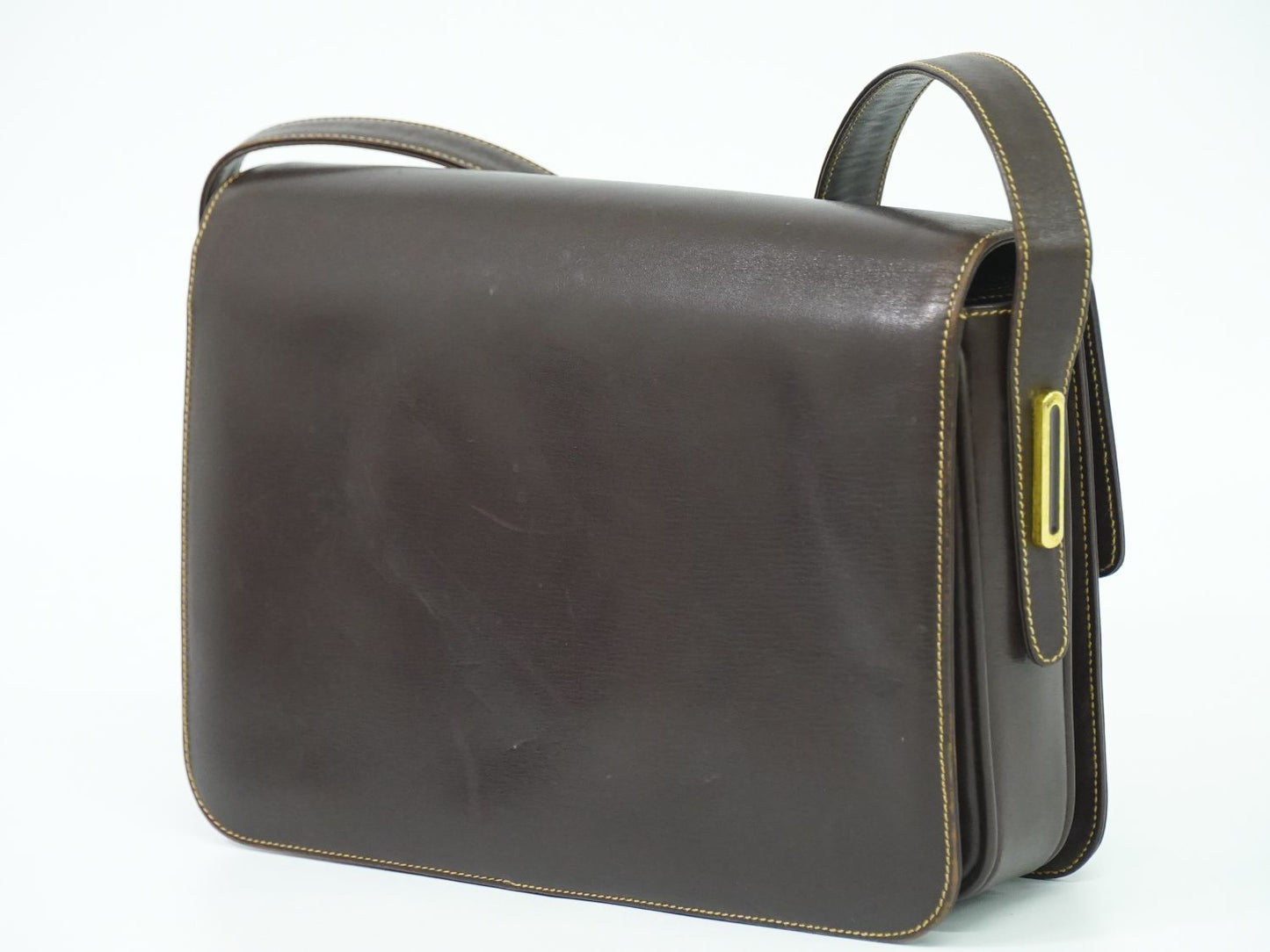 GUCCI オールドグッチ ショルダーバッグ ブラウン