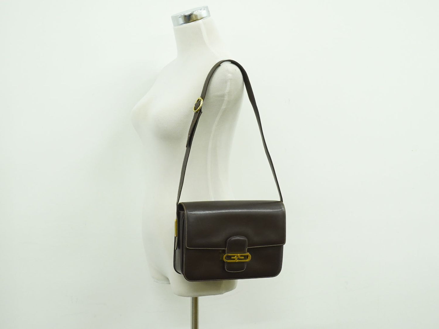 GUCCI オールドグッチ ショルダーバッグ ブラウン