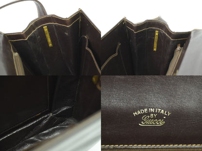 GUCCI オールドグッチ ショルダーバッグ ブラウン