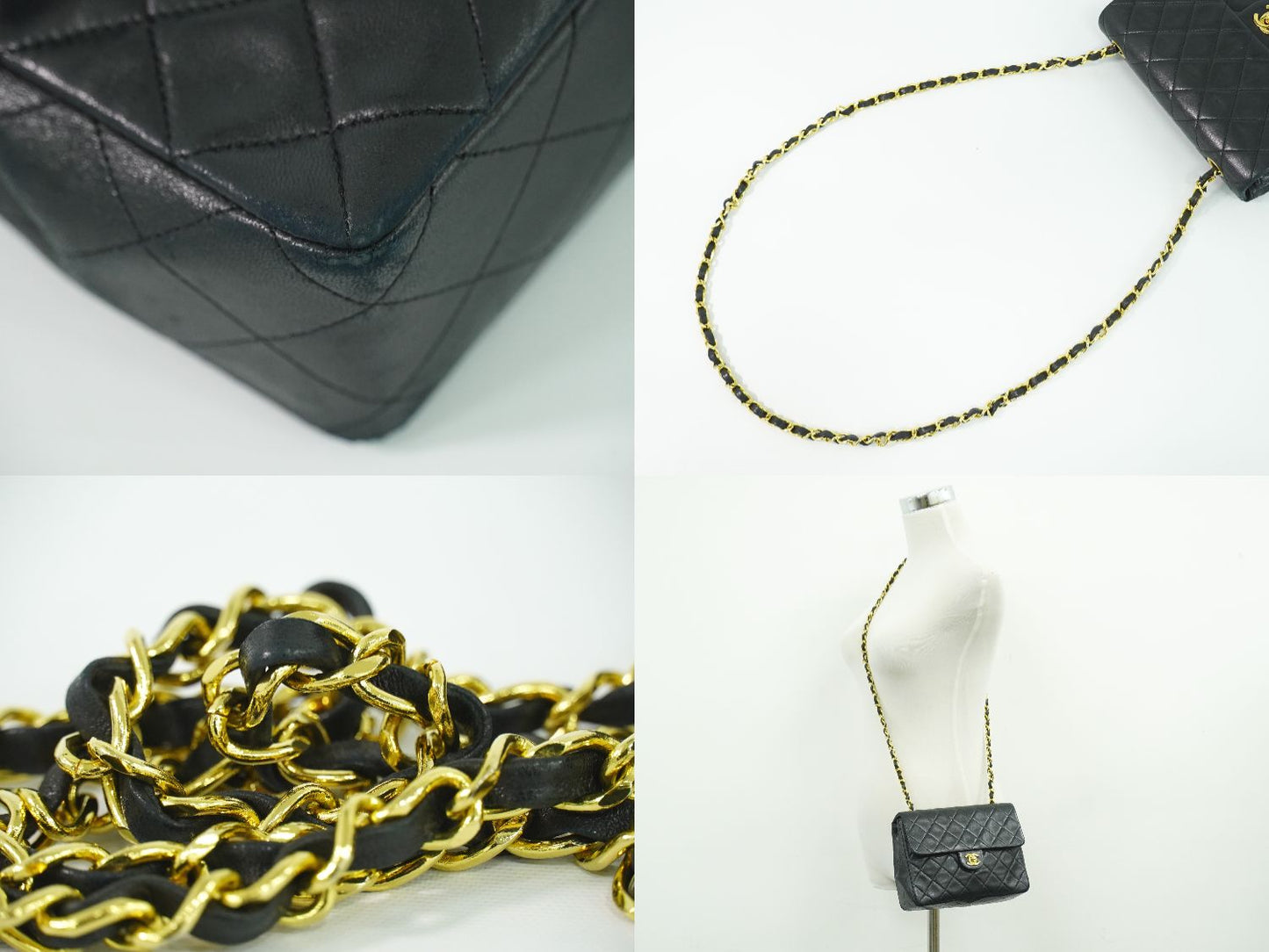 CHANEL ココマーク マトラッセ ショルダーバッグ ブラック